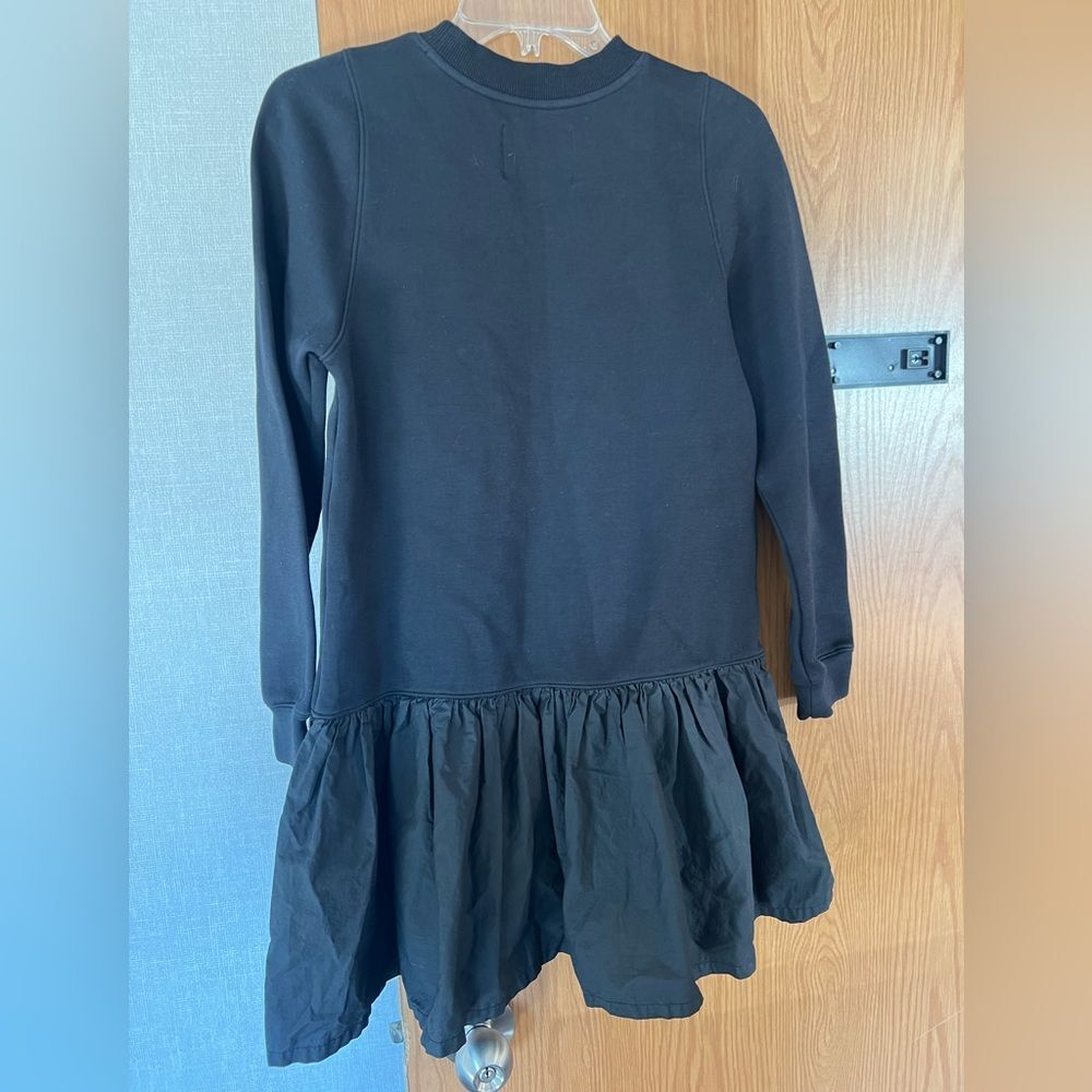 ADDISON BAY BLACK RUFFLE DRESS